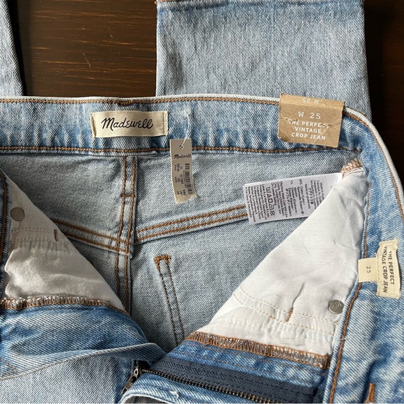 NWT!   Madewell | Perfect Vintage Crop Jean - Picture 2 of 6